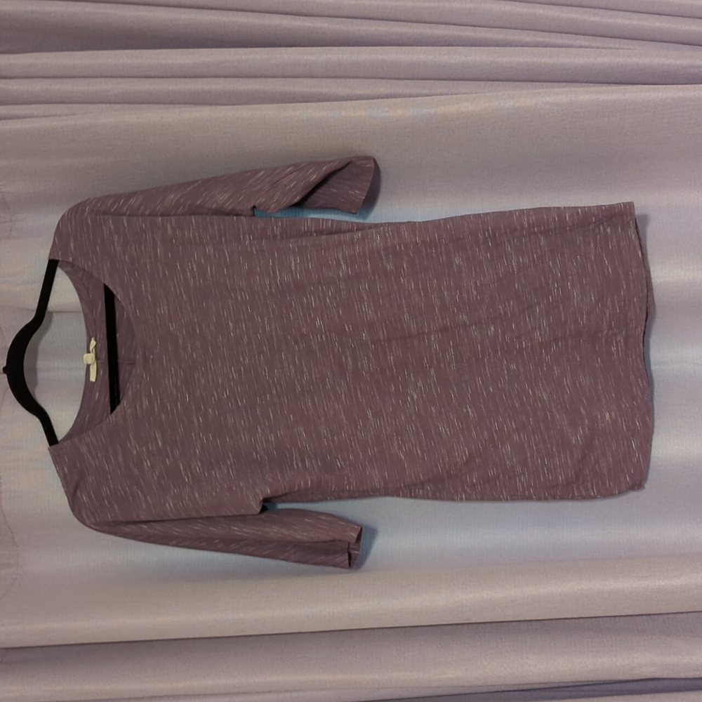 Synergy purple organic tunic top earth friendly eco hippie
